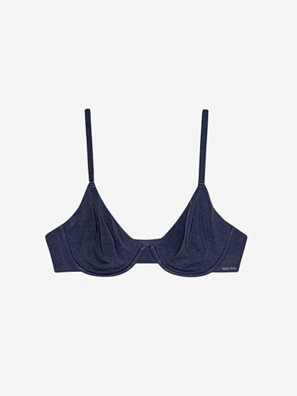 Organic Basics Core Unlined Wired Demi Bra Black 34A Sustainable Minimalist